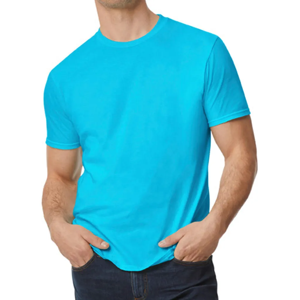 Softstyle EZ Adult T-Shirt zum Besticken und Bedrucken in der Farbe Caribbean Blue mit Ihren Logo, Schriftzug oder Motiv.