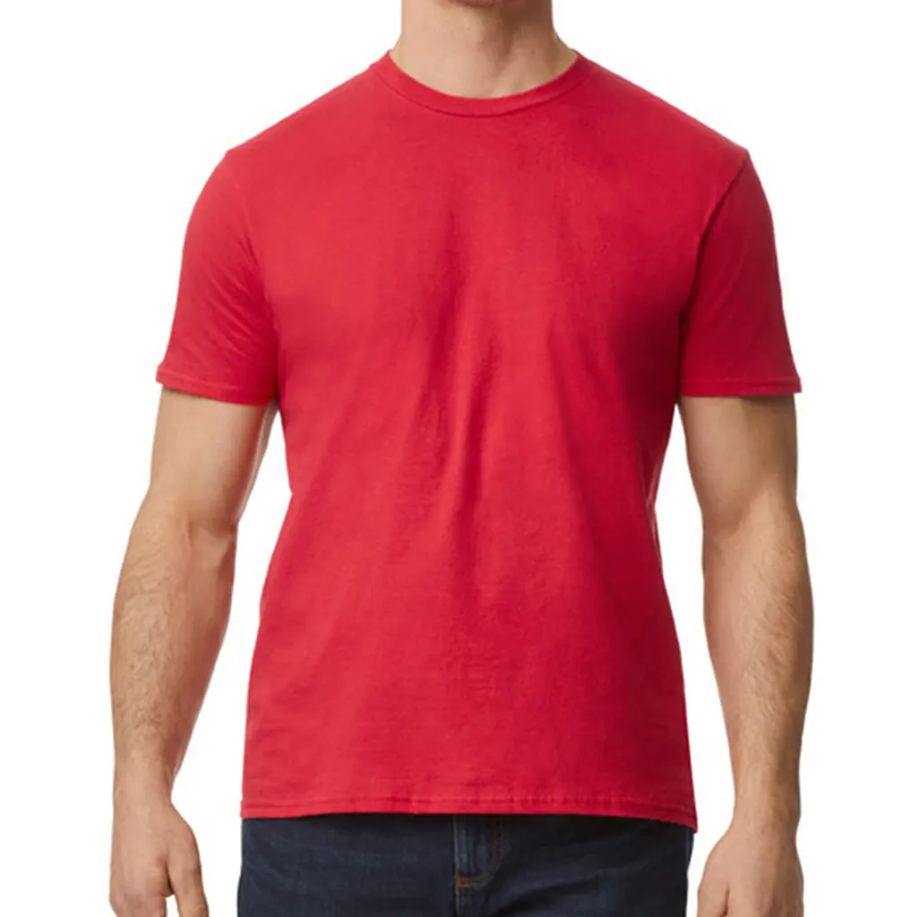 Softstyle EZ Adult T-Shirt zum Besticken und Bedrucken in der Farbe True Red mit Ihren Logo, Schriftzug oder Motiv.