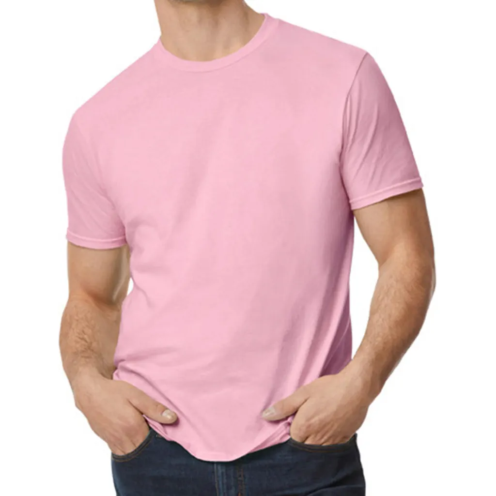 Softstyle EZ Adult T-Shirt zum Besticken und Bedrucken in der Farbe Charity Pink mit Ihren Logo, Schriftzug oder Motiv.