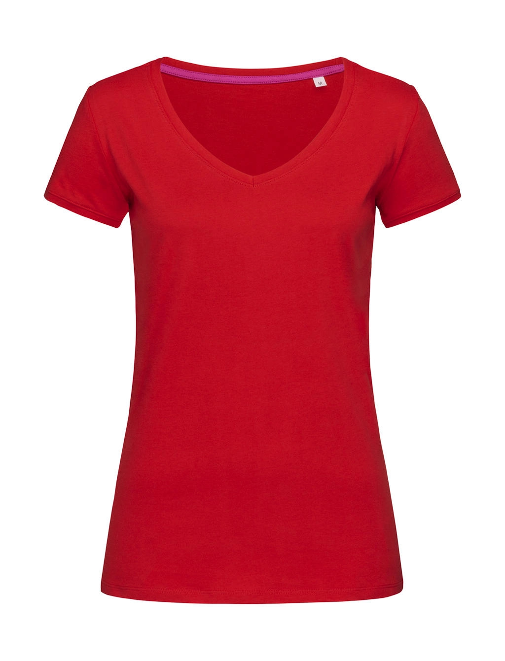 Megan V-Neck zum Besticken und Bedrucken in der Farbe Crimson Red mit Ihren Logo, Schriftzug oder Motiv.