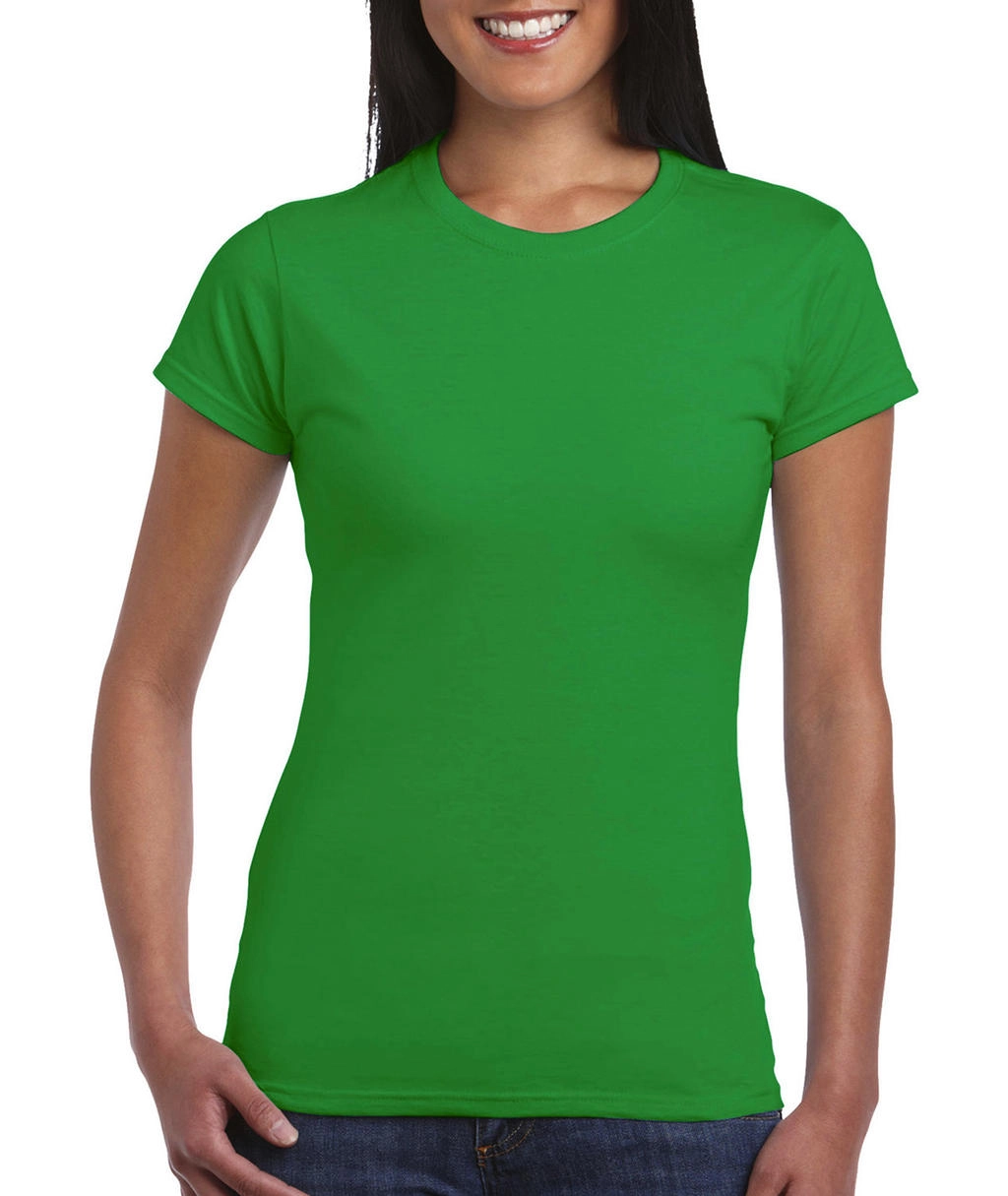 Softstyle® Ladies` T-Shirt zum Besticken und Bedrucken in der Farbe Irish Green mit Ihren Logo, Schriftzug oder Motiv.