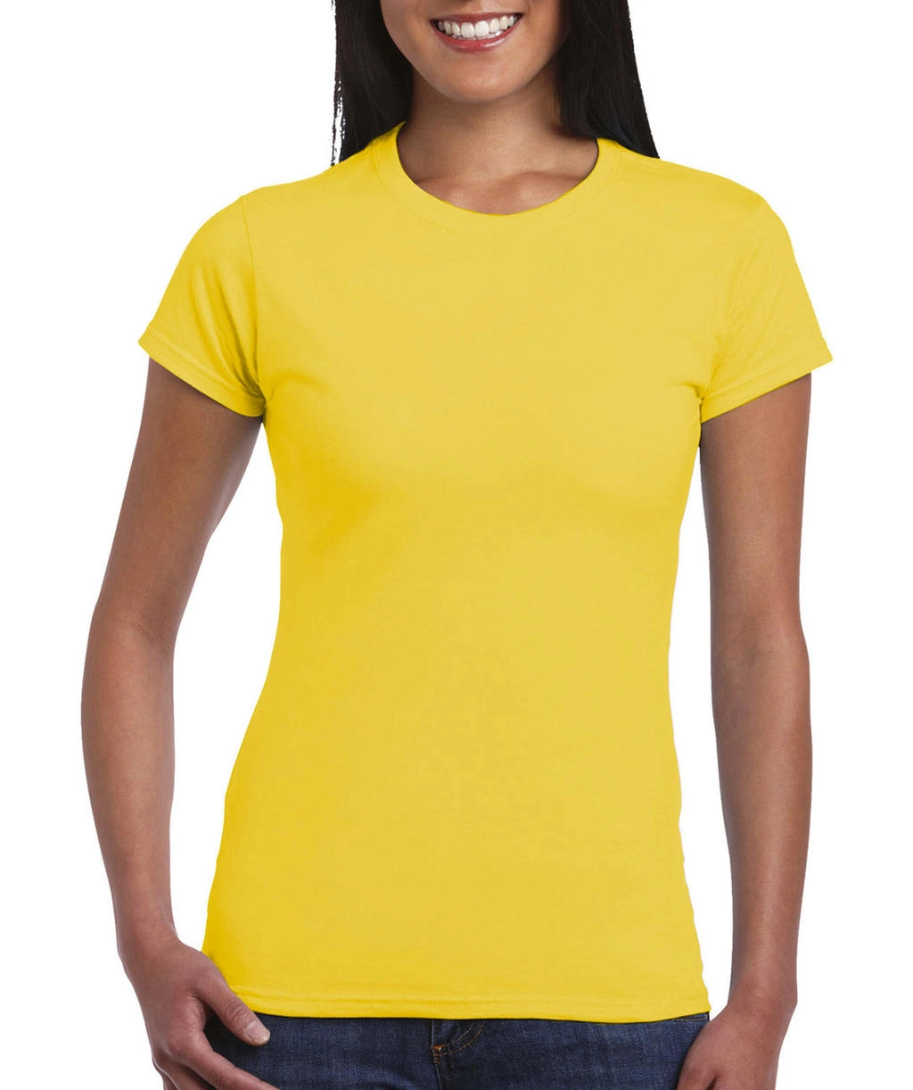 Softstyle® Ladies` T-Shirt zum Besticken und Bedrucken in der Farbe Daisy mit Ihren Logo, Schriftzug oder Motiv.