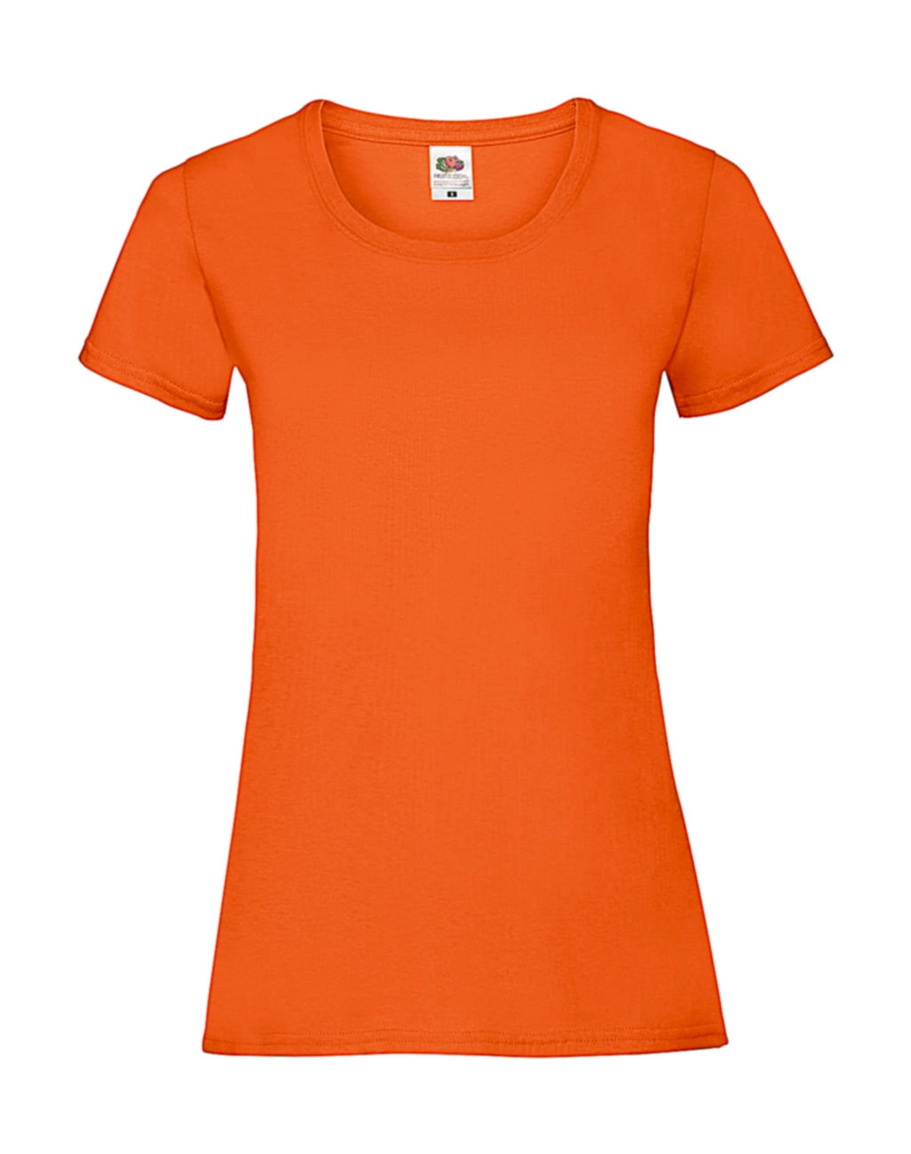 Ladies` Valueweight T zum Besticken und Bedrucken in der Farbe Orange mit Ihren Logo, Schriftzug oder Motiv.