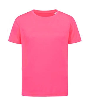 Sports-T Kids zum Besticken und Bedrucken in der Farbe Sweet Pink mit Ihren Logo, Schriftzug oder Motiv.