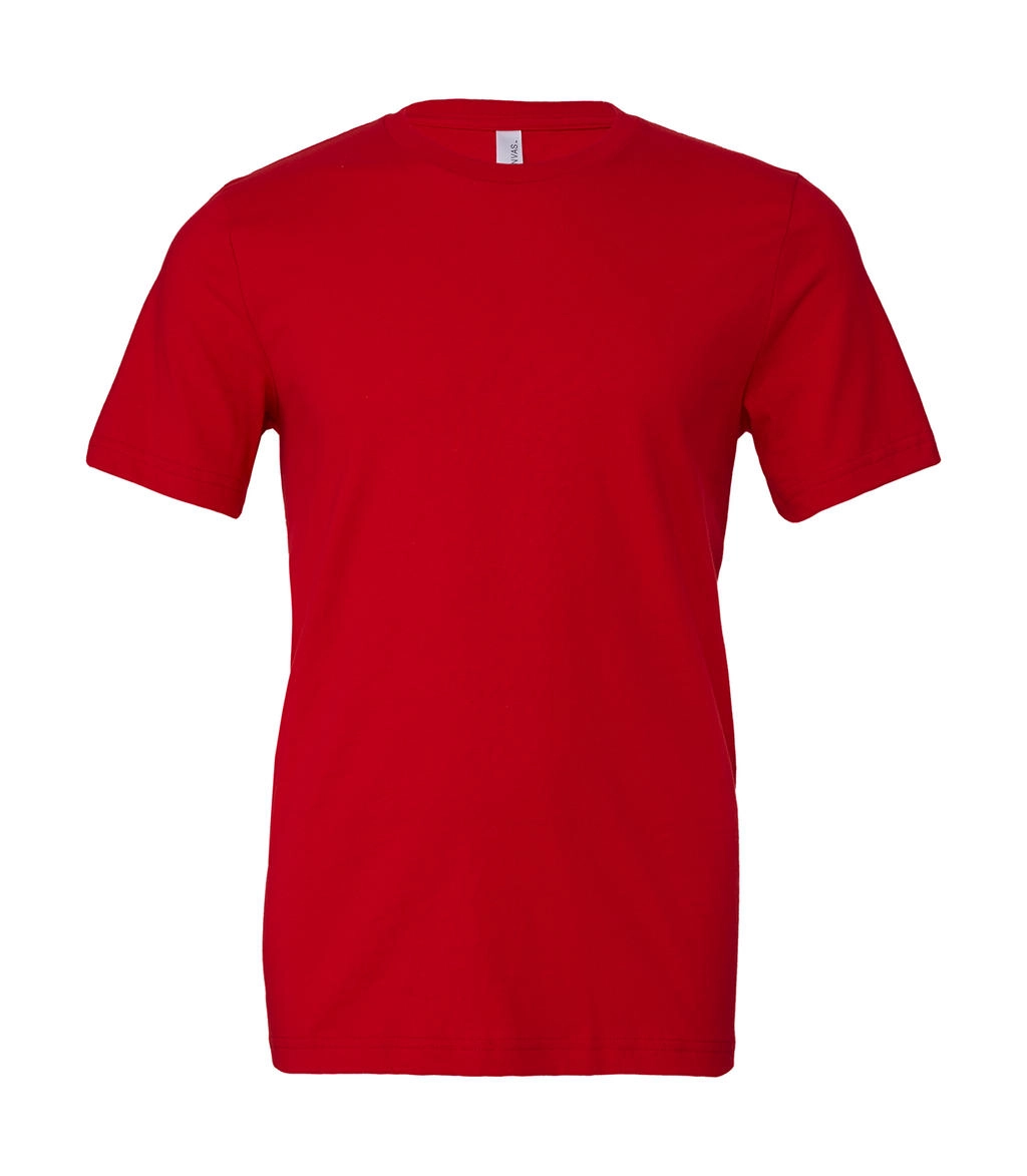 Unisex Jersey Short Sleeve Tee zum Besticken und Bedrucken in der Farbe Red mit Ihren Logo, Schriftzug oder Motiv.