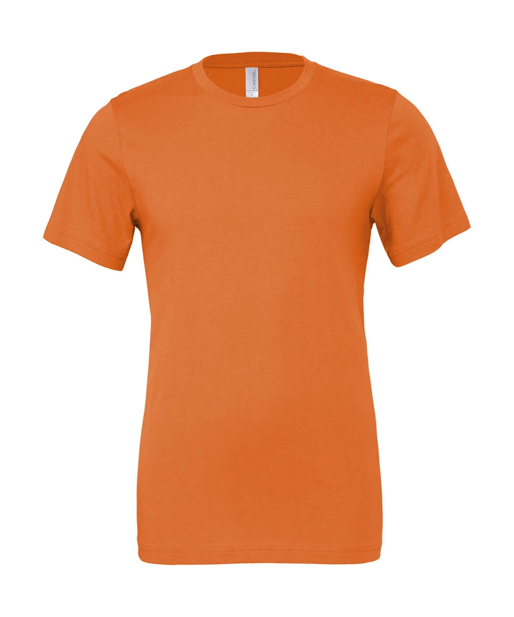 Unisex Jersey Short Sleeve Tee zum Besticken und Bedrucken in der Farbe Orange mit Ihren Logo, Schriftzug oder Motiv.