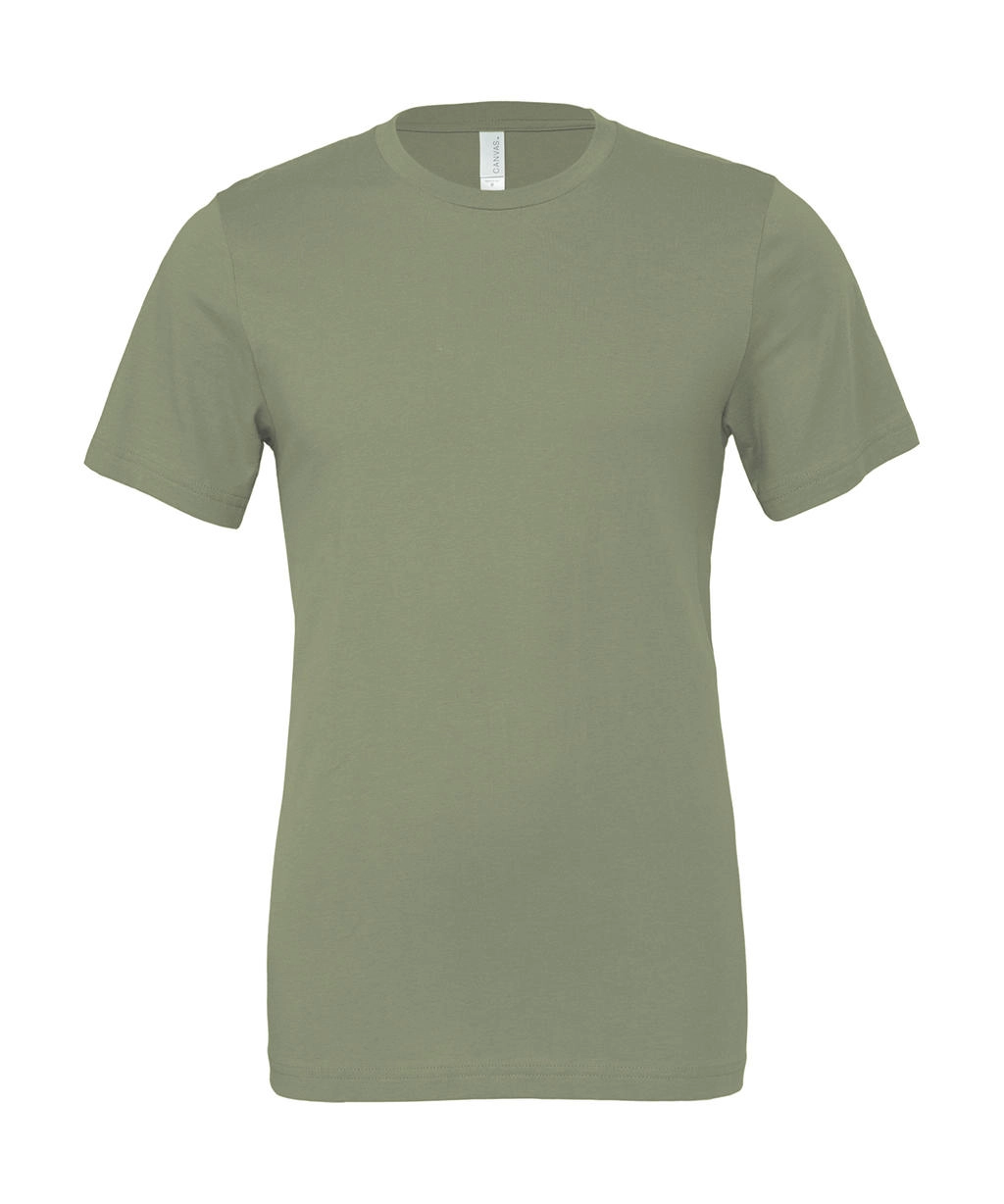 Unisex Jersey Short Sleeve Tee zum Besticken und Bedrucken in der Farbe Military Green mit Ihren Logo, Schriftzug oder Motiv.