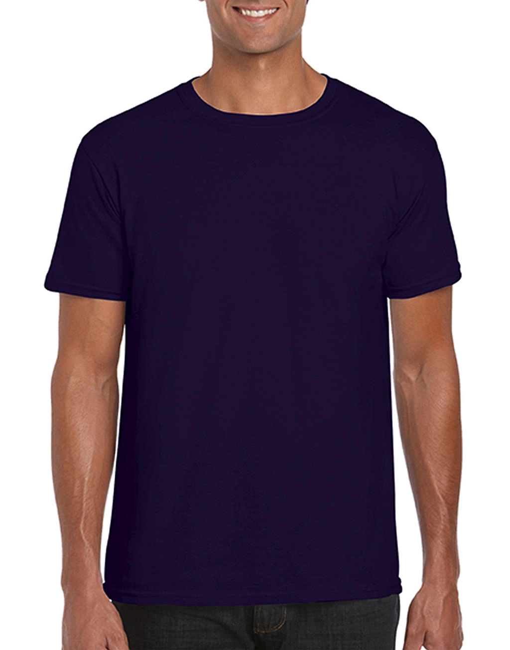 Softstyle® Ring Spun T-Shirt zum Besticken und Bedrucken in der Farbe Blackberry mit Ihren Logo, Schriftzug oder Motiv.