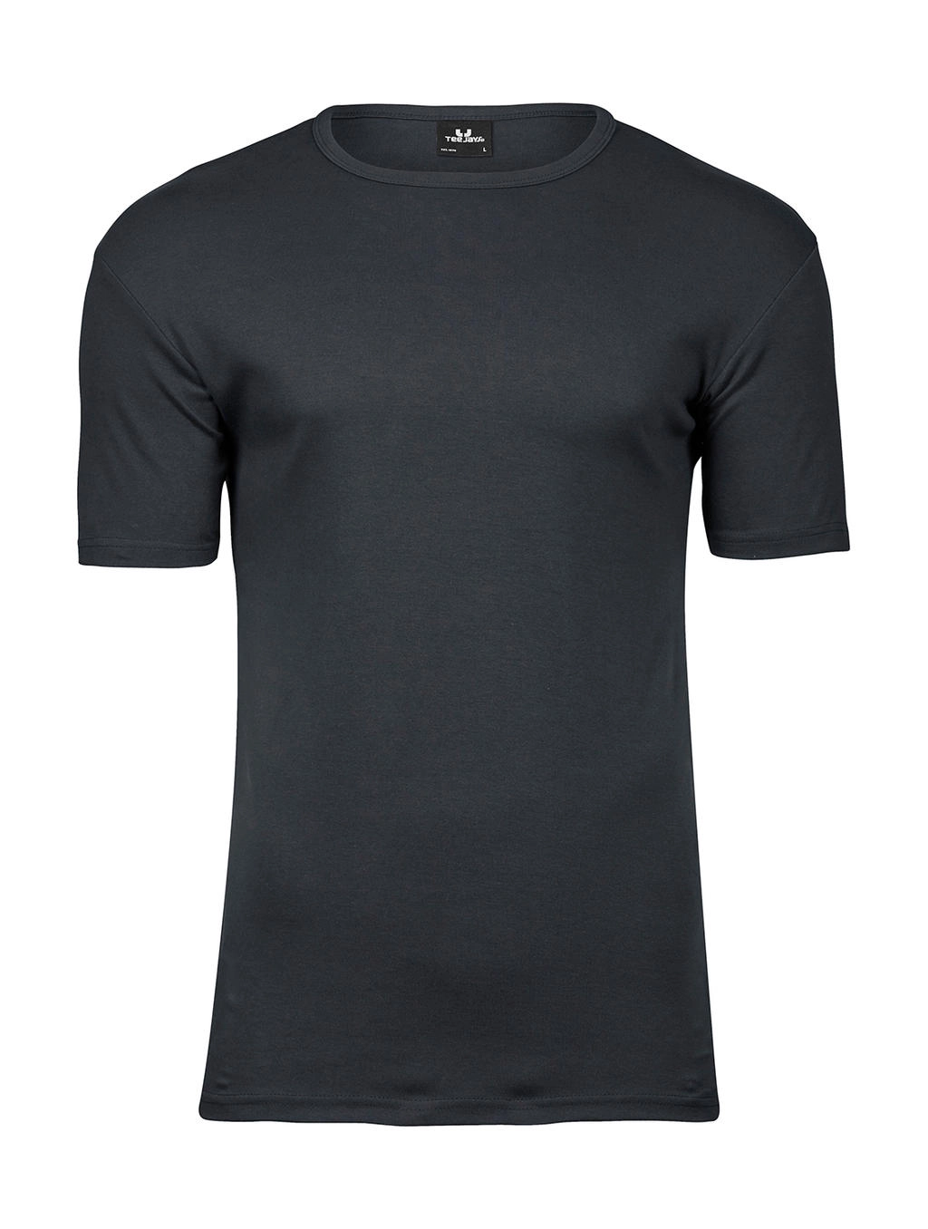 Men`s Interlock T-Shirt zum Besticken und Bedrucken in der Farbe Dark Grey mit Ihren Logo, Schriftzug oder Motiv.