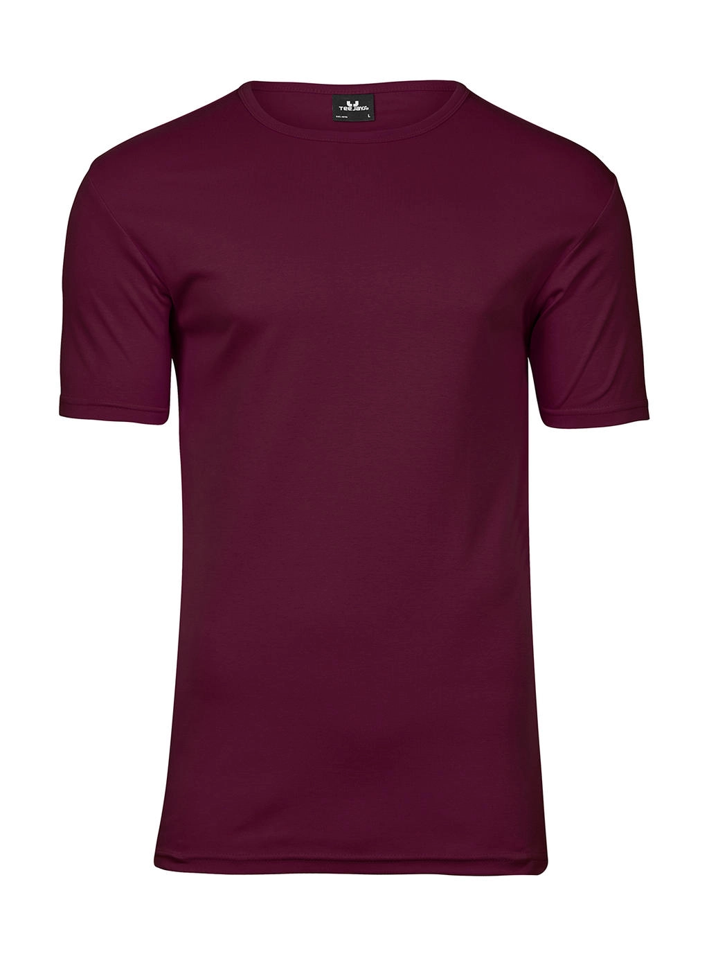 Men`s Interlock T-Shirt zum Besticken und Bedrucken in der Farbe Wine mit Ihren Logo, Schriftzug oder Motiv.