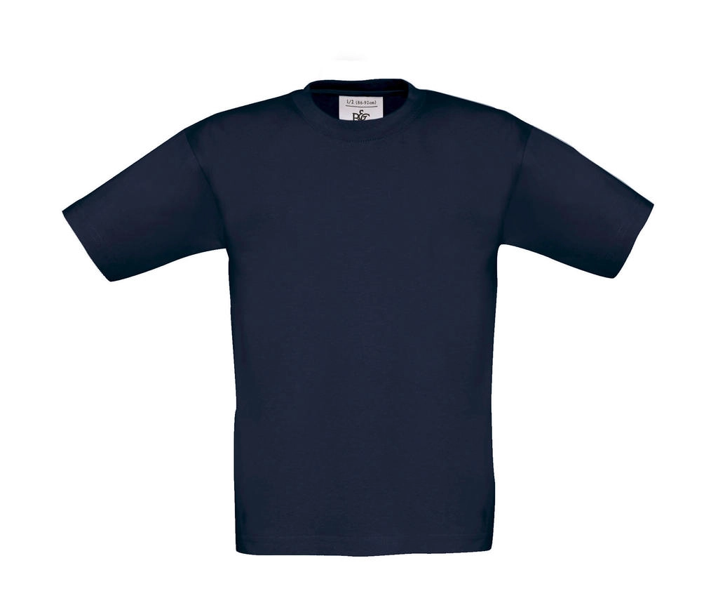 Exact 150/kids T-Shirt zum Besticken und Bedrucken in der Farbe Navy mit Ihren Logo, Schriftzug oder Motiv.
