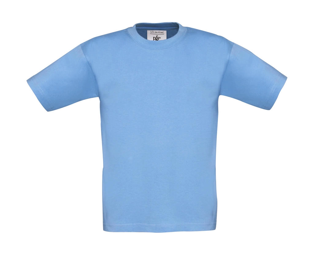 Exact 150/kids T-Shirt zum Besticken und Bedrucken in der Farbe Sky Blue mit Ihren Logo, Schriftzug oder Motiv.