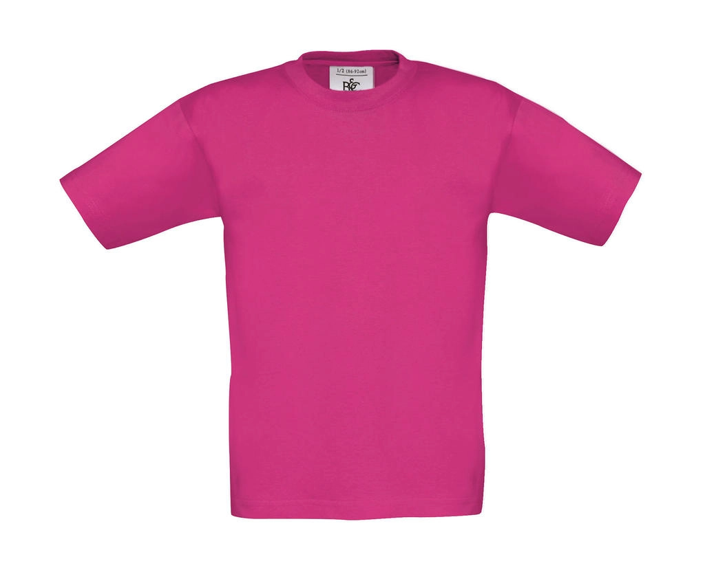 Exact 150/kids T-Shirt zum Besticken und Bedrucken in der Farbe Fuchsia mit Ihren Logo, Schriftzug oder Motiv.