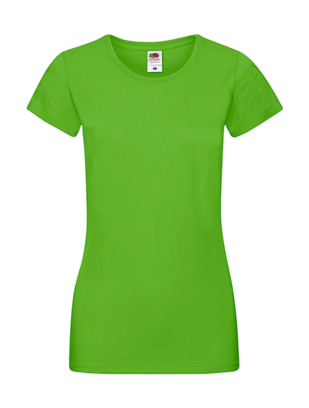 Ladies` Sofspun® T zum Besticken und Bedrucken in der Farbe Lime Green mit Ihren Logo, Schriftzug oder Motiv.