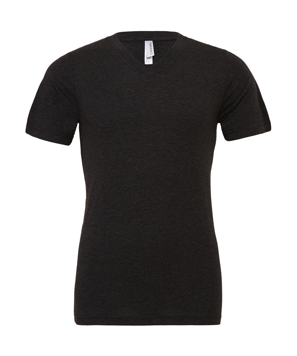 Unisex Triblend V-Neck T-Shirt zum Besticken und Bedrucken mit Ihren Logo, Schriftzug oder Motiv.