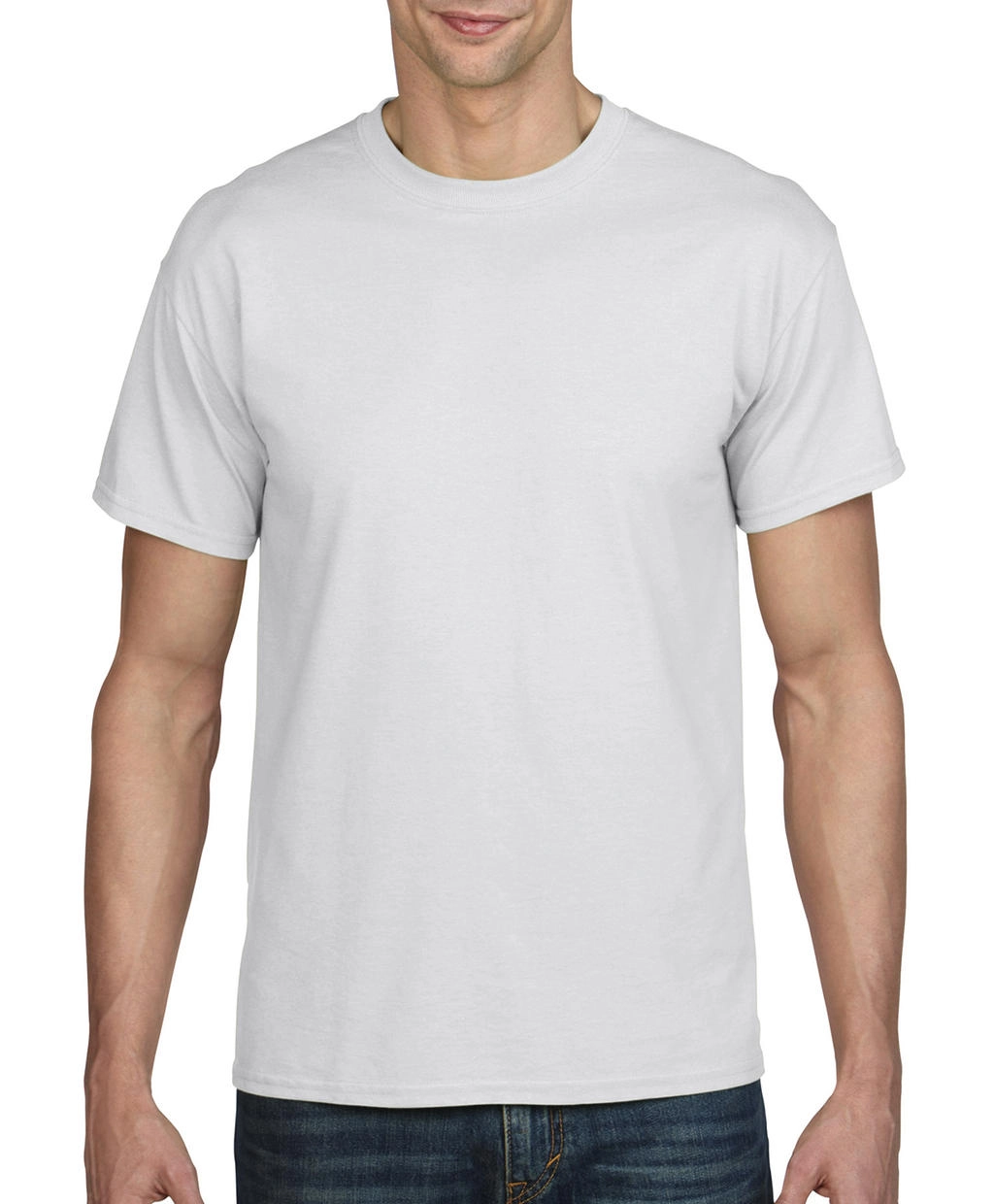 DryBlend® Adult T-Shirt zum Besticken und Bedrucken in der Farbe White mit Ihren Logo, Schriftzug oder Motiv.