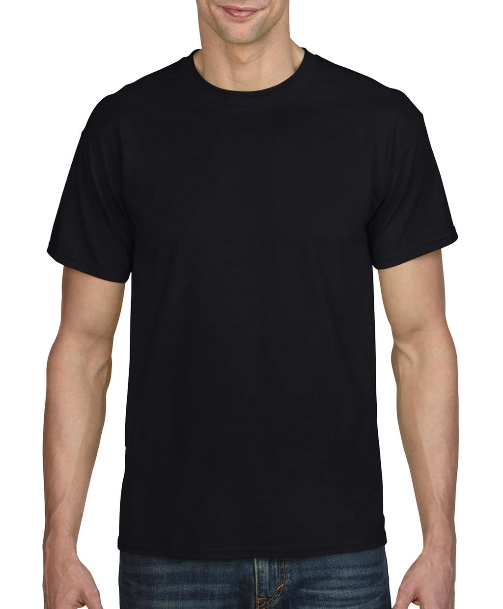 DryBlend® Adult T-Shirt zum Besticken und Bedrucken in der Farbe Black mit Ihren Logo, Schriftzug oder Motiv.