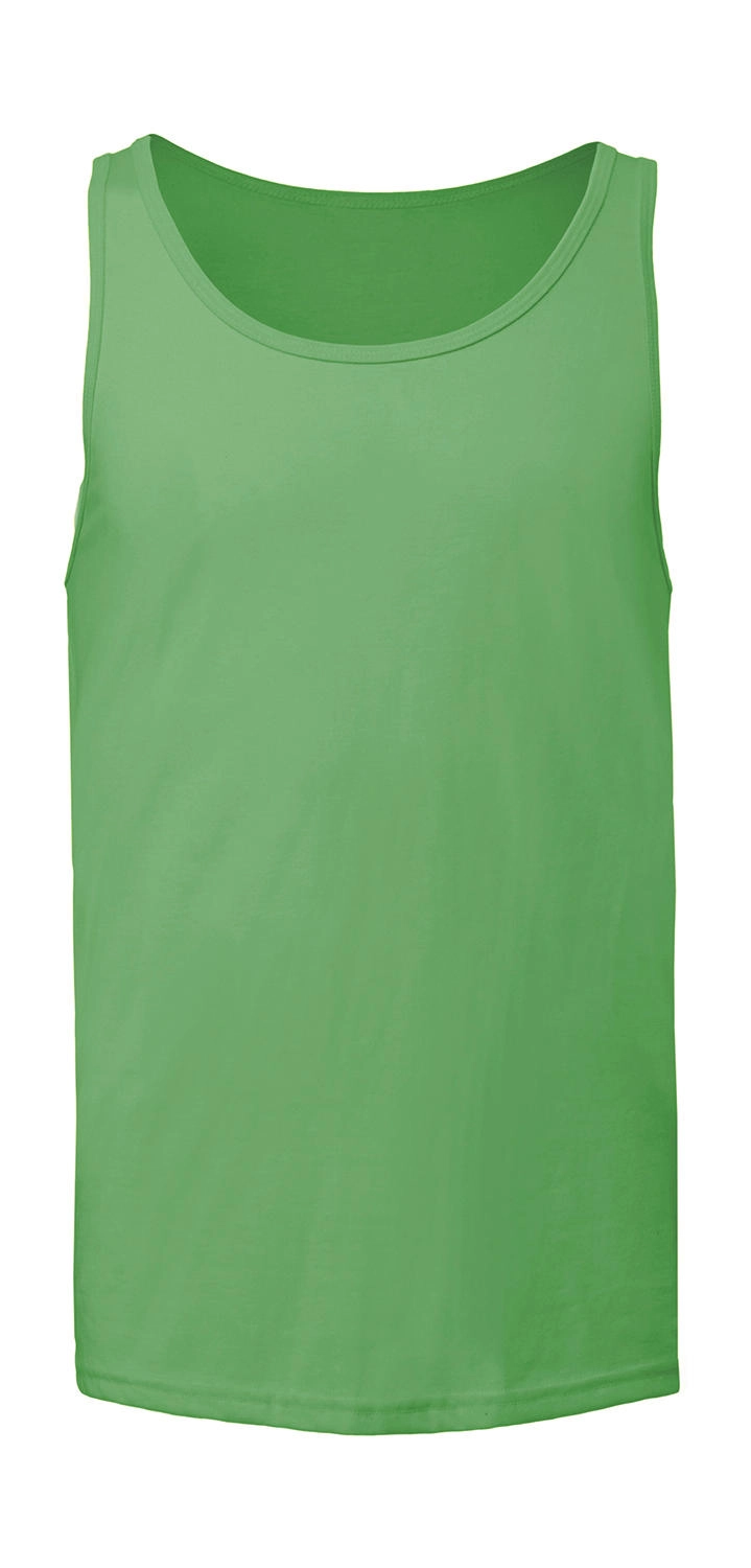 Unisex Jersey Tank zum Besticken und Bedrucken in der Farbe Neon Green mit Ihren Logo, Schriftzug oder Motiv.