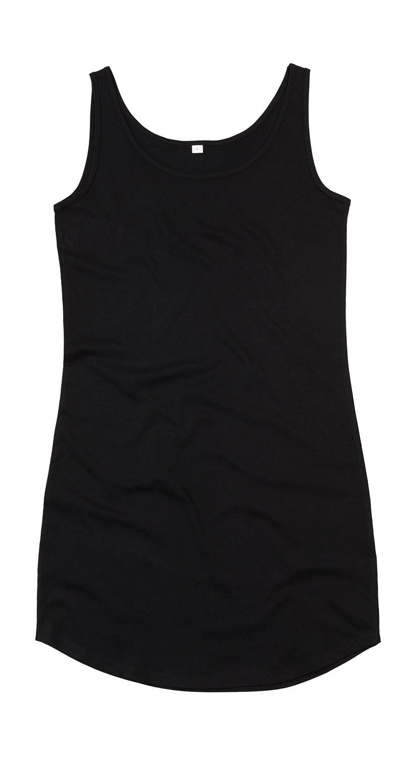 Curved Vest Dress zum Besticken und Bedrucken in der Farbe Black mit Ihren Logo, Schriftzug oder Motiv.