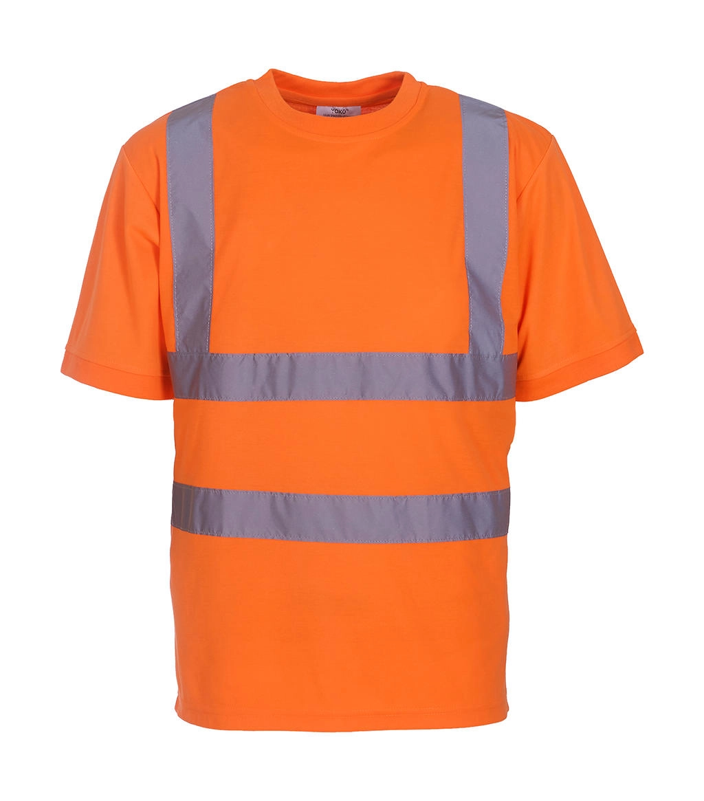 Fluo T-Shirt zum Besticken und Bedrucken in der Farbe Fluo Orange mit Ihren Logo, Schriftzug oder Motiv.