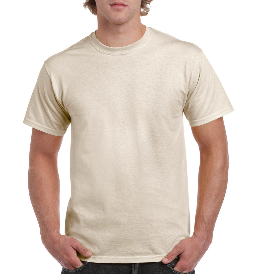 Heavy Cotton Adult T-Shirt zum Besticken und Bedrucken in der Farbe Natural mit Ihren Logo, Schriftzug oder Motiv.
