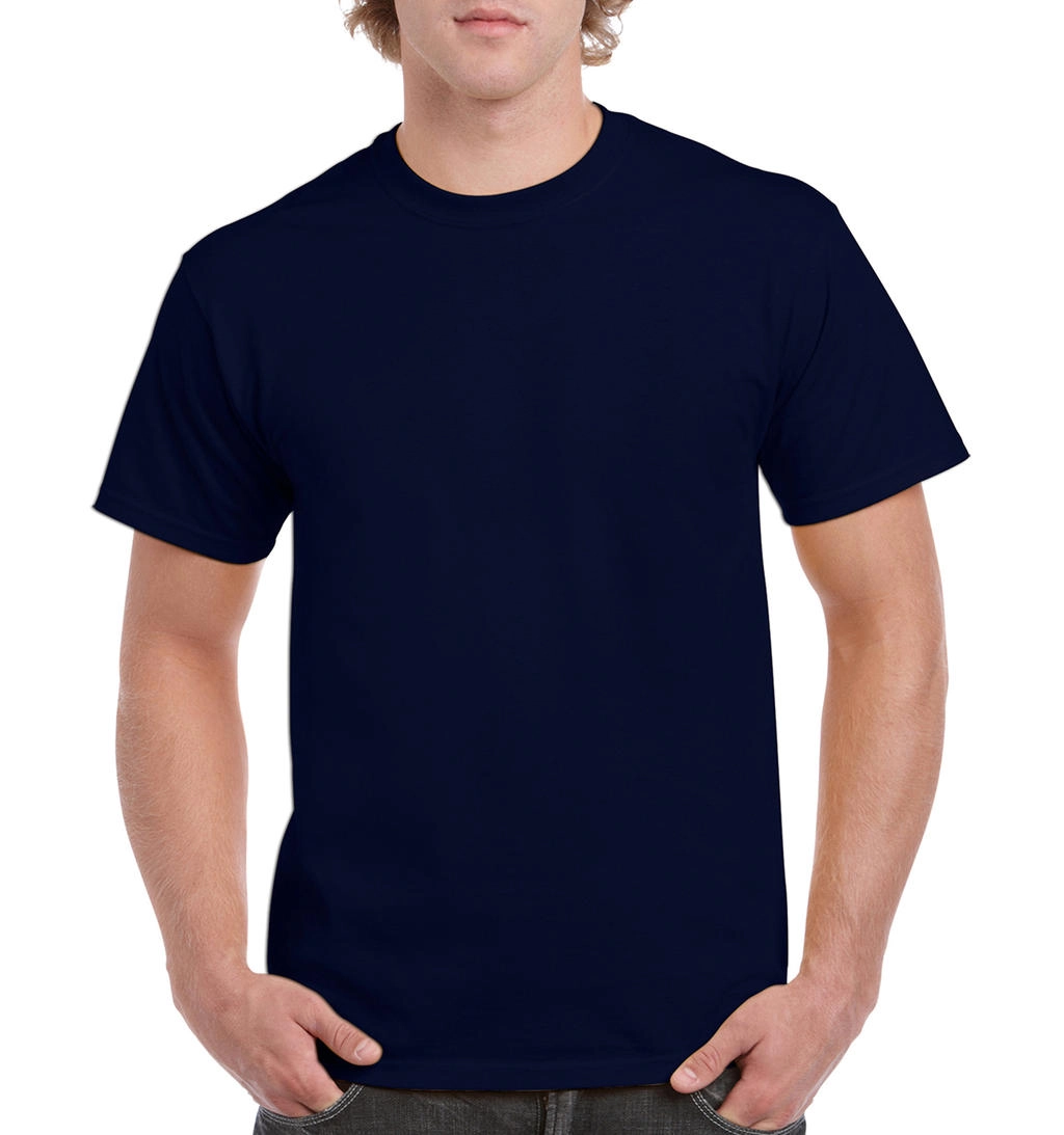 Heavy Cotton Adult T-Shirt zum Besticken und Bedrucken in der Farbe Navy mit Ihren Logo, Schriftzug oder Motiv.