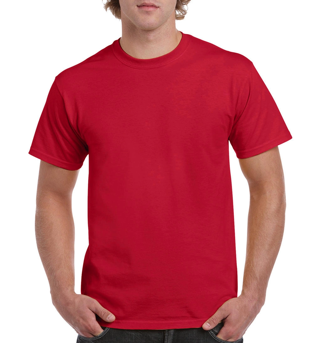 Heavy Cotton Adult T-Shirt zum Besticken und Bedrucken in der Farbe Red mit Ihren Logo, Schriftzug oder Motiv.