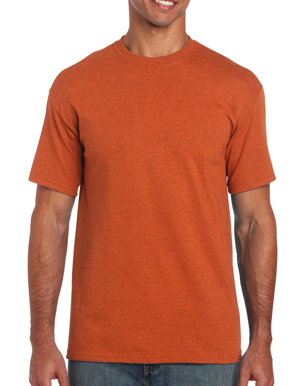 Heavy Cotton Adult T-Shirt zum Besticken und Bedrucken in der Farbe Antique Orange mit Ihren Logo, Schriftzug oder Motiv.