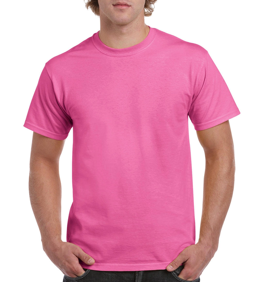 Heavy Cotton Adult T-Shirt zum Besticken und Bedrucken in der Farbe Azalea mit Ihren Logo, Schriftzug oder Motiv.