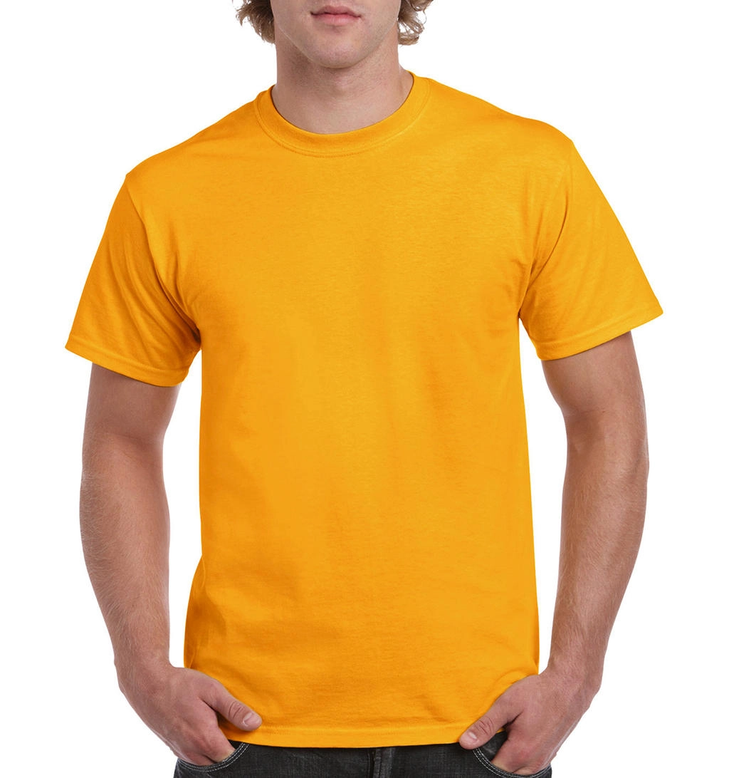 Heavy Cotton Adult T-Shirt zum Besticken und Bedrucken in der Farbe Gold mit Ihren Logo, Schriftzug oder Motiv.