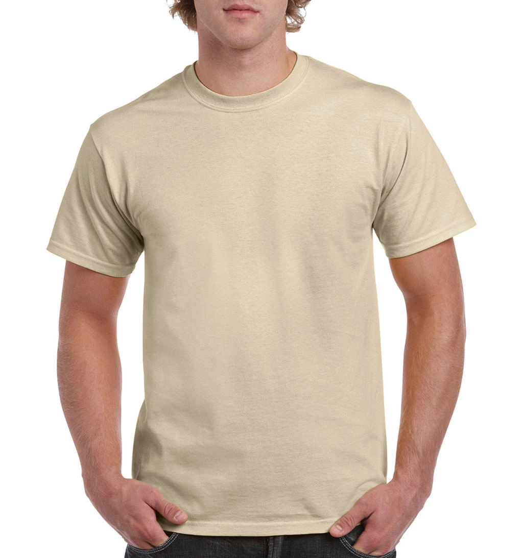 Heavy Cotton Adult T-Shirt zum Besticken und Bedrucken in der Farbe Sand mit Ihren Logo, Schriftzug oder Motiv.
