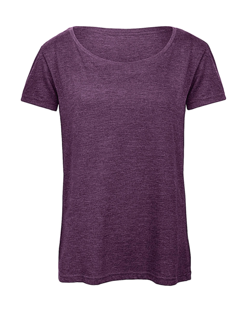 Triblend/women T-Shirt zum Besticken und Bedrucken in der Farbe Heather Purple mit Ihren Logo, Schriftzug oder Motiv.