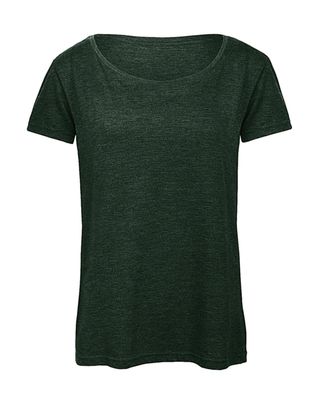 Triblend/women T-Shirt zum Besticken und Bedrucken in der Farbe Heather Forest mit Ihren Logo, Schriftzug oder Motiv.