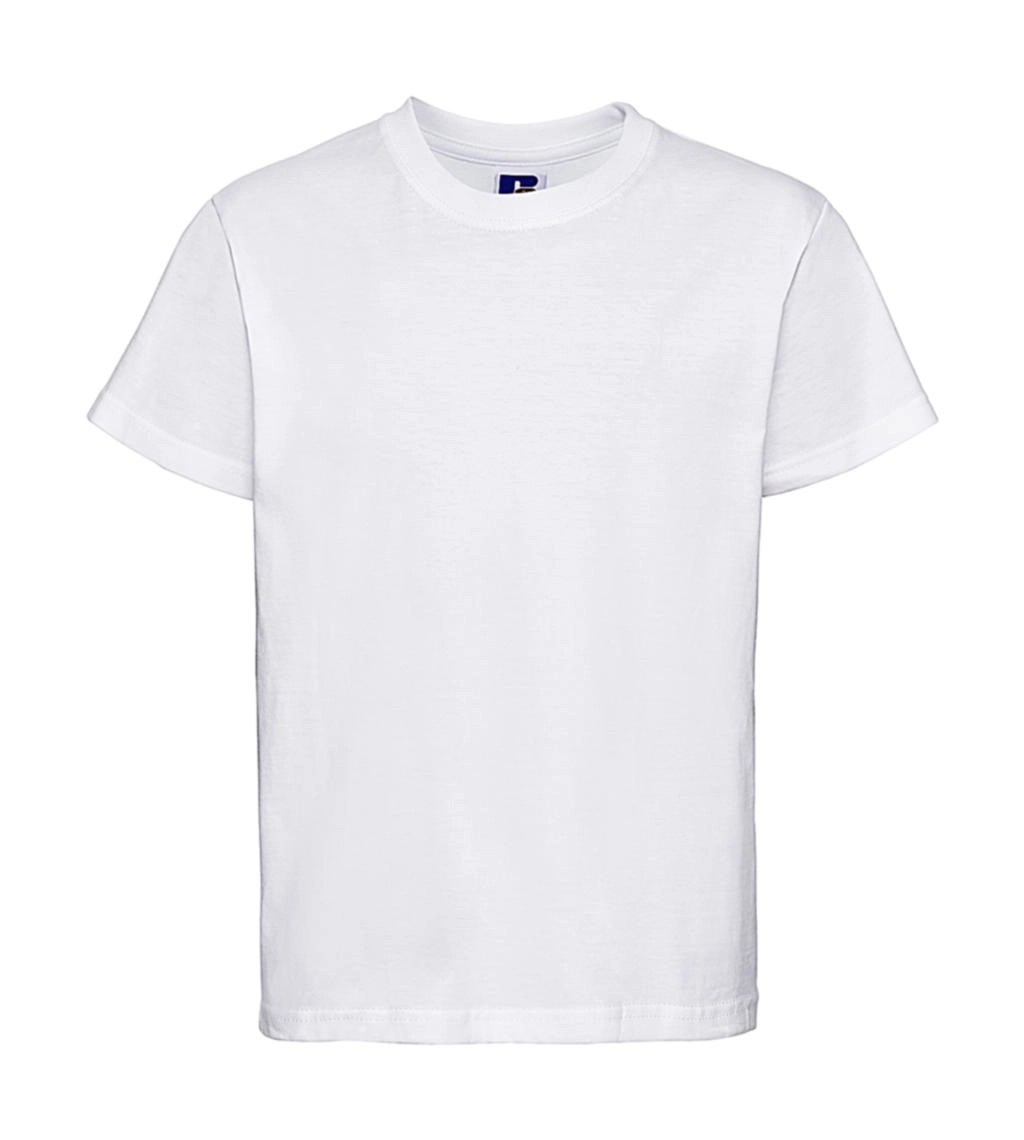 Kid`s Classic T-Shirt zum Besticken und Bedrucken in der Farbe White mit Ihren Logo, Schriftzug oder Motiv.