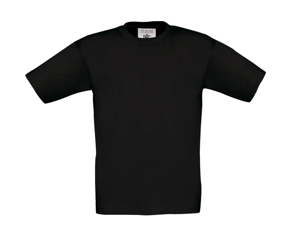 Exact 190/kids T-Shirt zum Besticken und Bedrucken in der Farbe Black mit Ihren Logo, Schriftzug oder Motiv.