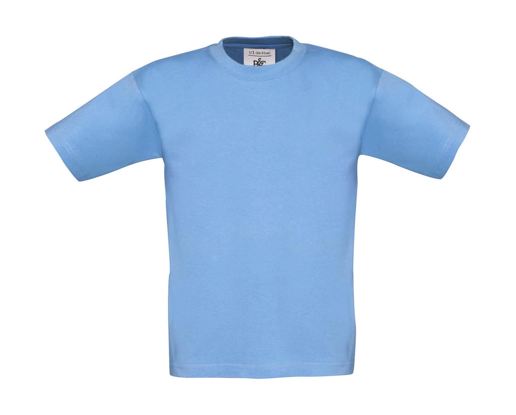 Exact 190/kids T-Shirt zum Besticken und Bedrucken in der Farbe Sky Blue mit Ihren Logo, Schriftzug oder Motiv.