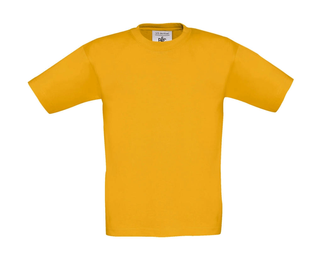 Exact 190/kids T-Shirt zum Besticken und Bedrucken in der Farbe Gold mit Ihren Logo, Schriftzug oder Motiv.