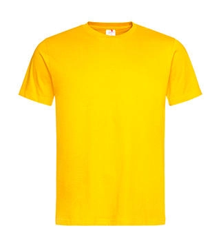 Classic-T Unisex zum Besticken und Bedrucken in der Farbe Sunflower Yellow mit Ihren Logo, Schriftzug oder Motiv.