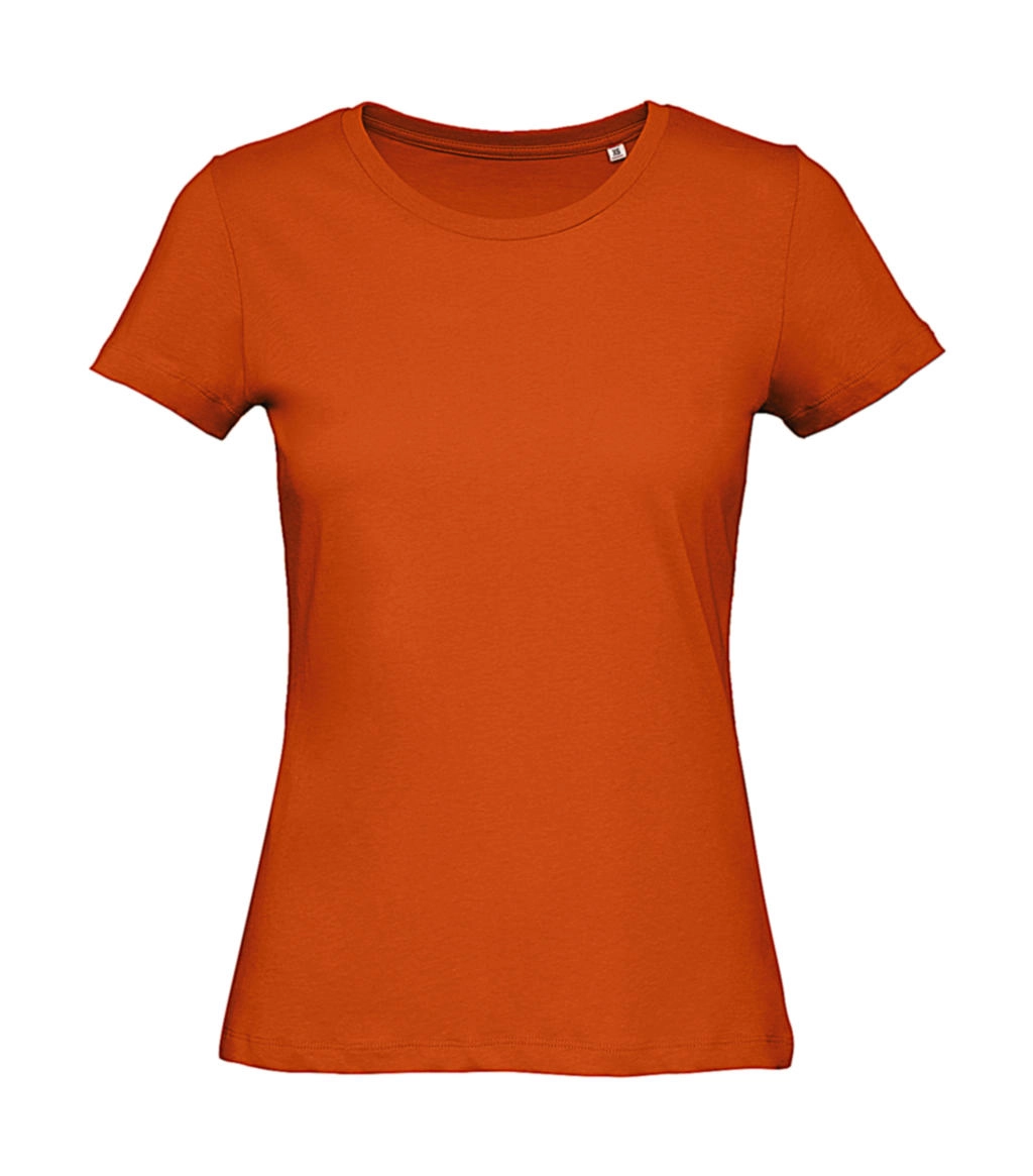 Organic Inspire T /women_° zum Besticken und Bedrucken in der Farbe Urban Orange mit Ihren Logo, Schriftzug oder Motiv.