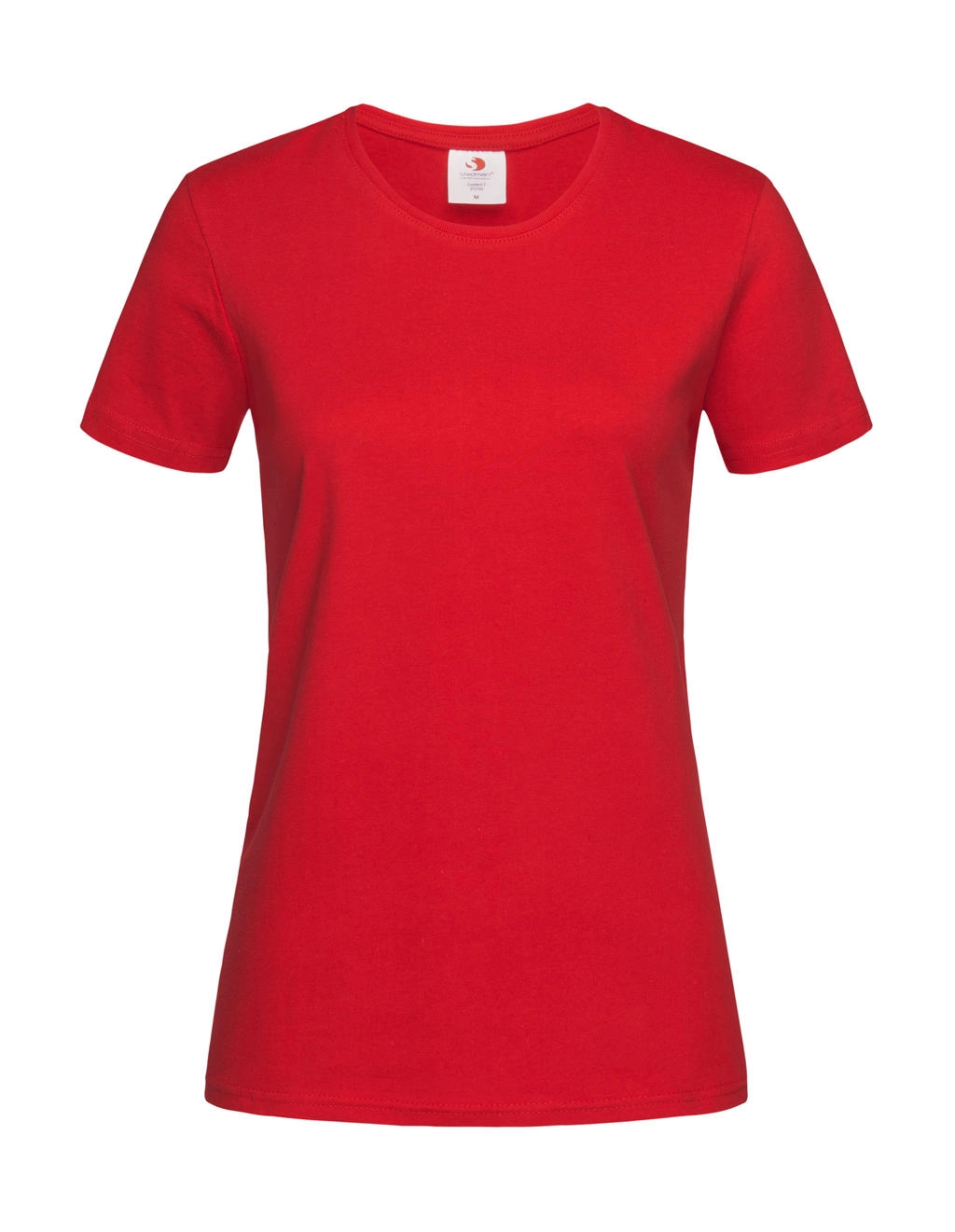 Comfort-T 185 Women zum Besticken und Bedrucken in der Farbe Scarlet Red mit Ihren Logo, Schriftzug oder Motiv.