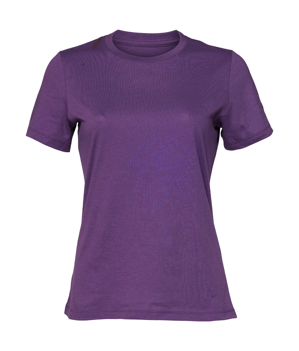 Women`s Relaxed Jersey Short Sleeve Tee zum Besticken und Bedrucken in der Farbe Royal Purple mit Ihren Logo, Schriftzug oder Motiv.