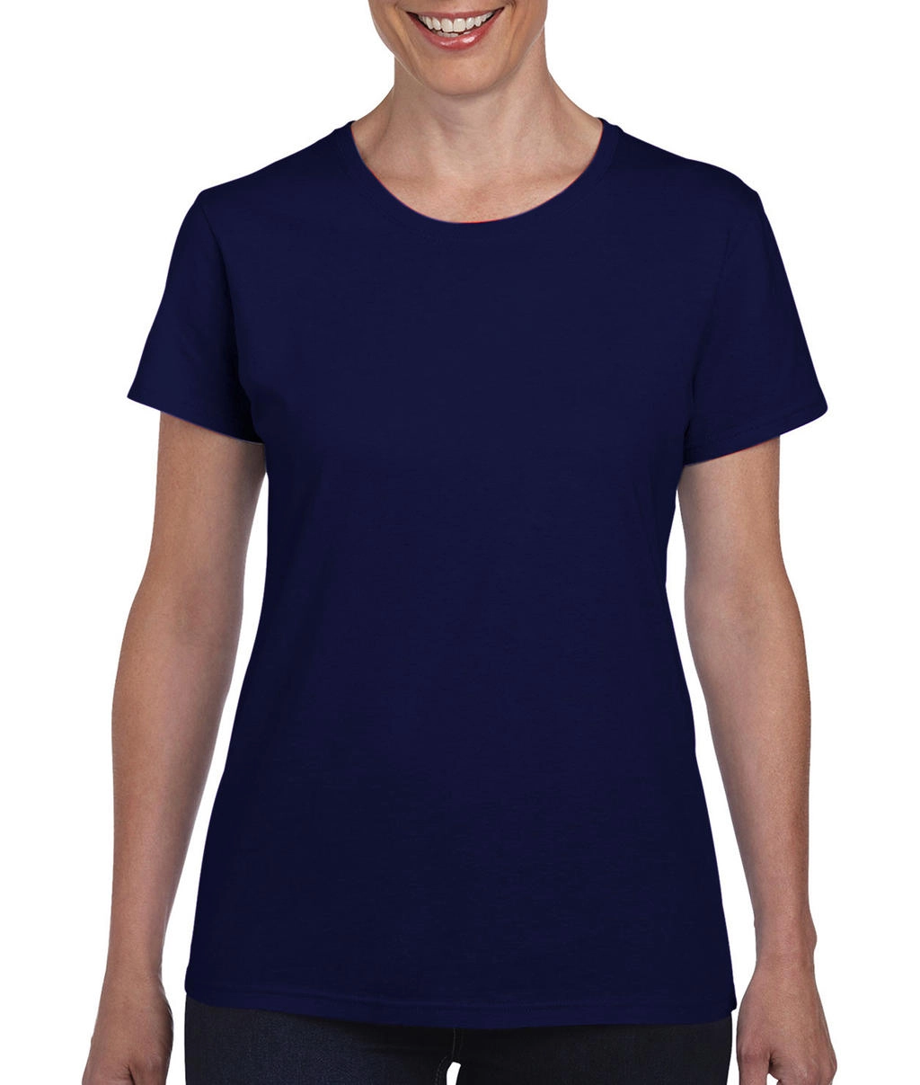 Ladies` Heavy Cotton T-Shirt zum Besticken und Bedrucken in der Farbe Cobalt mit Ihren Logo, Schriftzug oder Motiv.