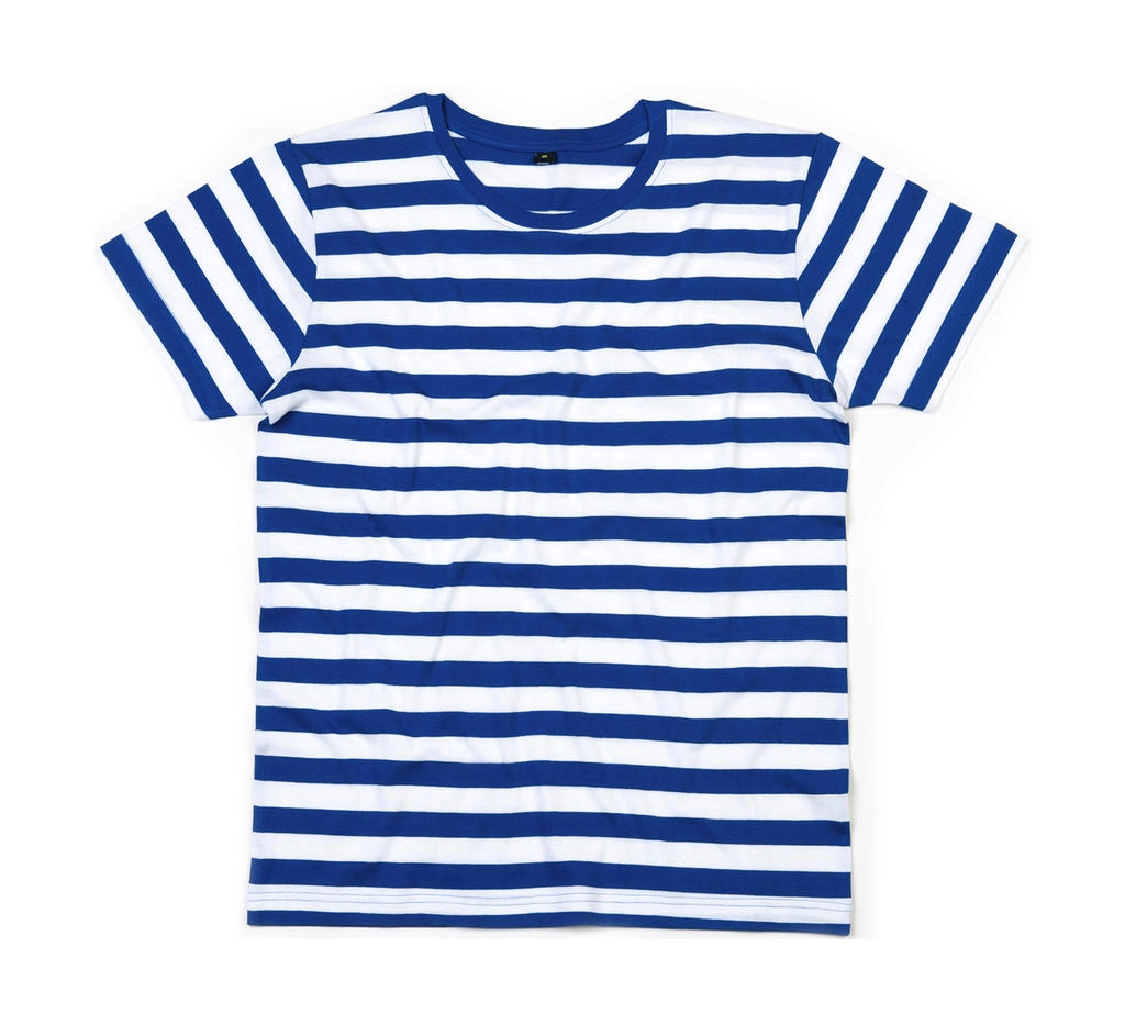 Men`s Stripy T zum Besticken und Bedrucken in der Farbe Classic Blue/White mit Ihren Logo, Schriftzug oder Motiv.