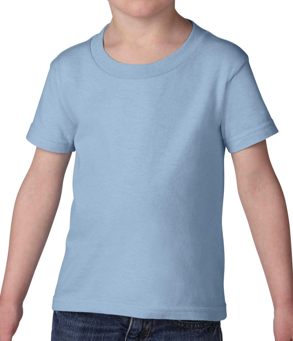 Heavy Cotton Toddler T-Shirt zum Besticken und Bedrucken in der Farbe Light Blue mit Ihren Logo, Schriftzug oder Motiv.