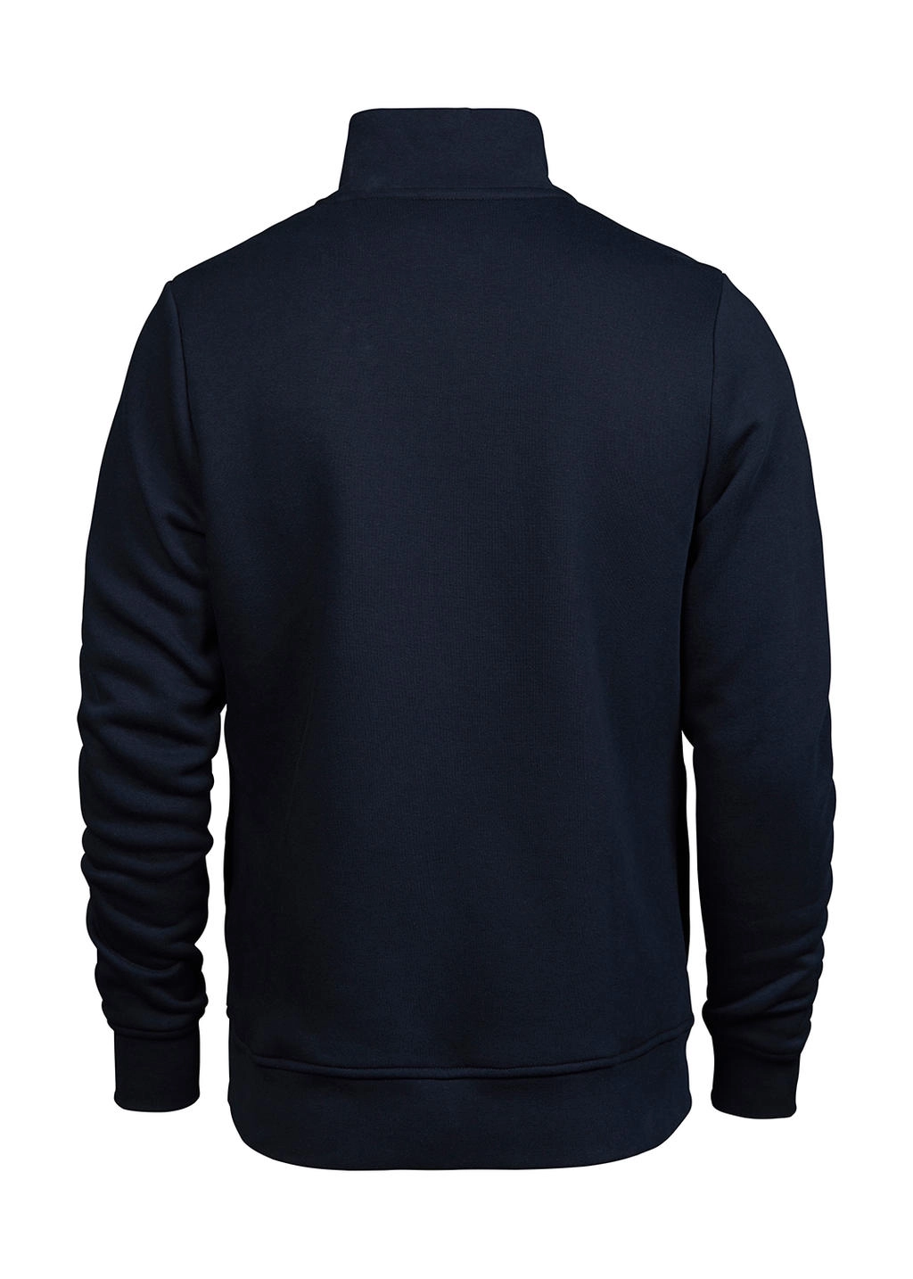 Half Zip Sweatshirt zum Besticken und Bedrucken in der Farbe Navy mit Ihren Logo, Schriftzug oder Motiv.
