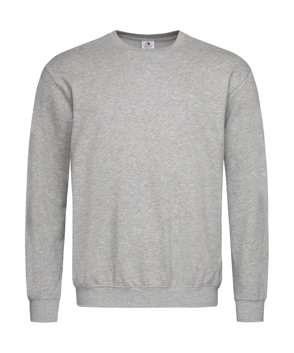 Unisex Sweatshirt Classic zum Besticken und Bedrucken in der Farbe Grey Heather mit Ihren Logo, Schriftzug oder Motiv.