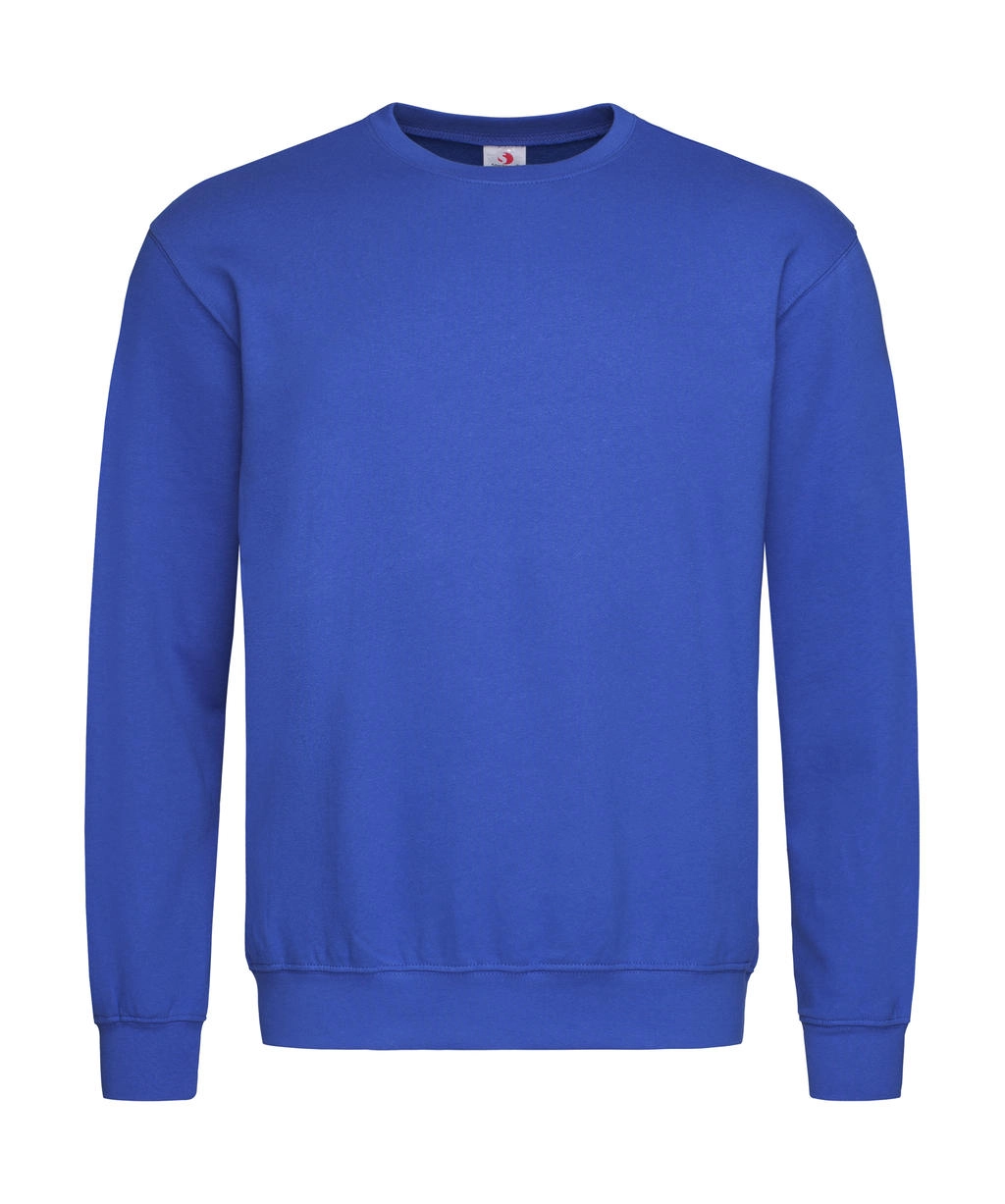 Unisex Sweatshirt Classic zum Besticken und Bedrucken in der Farbe Bright Royal mit Ihren Logo, Schriftzug oder Motiv.