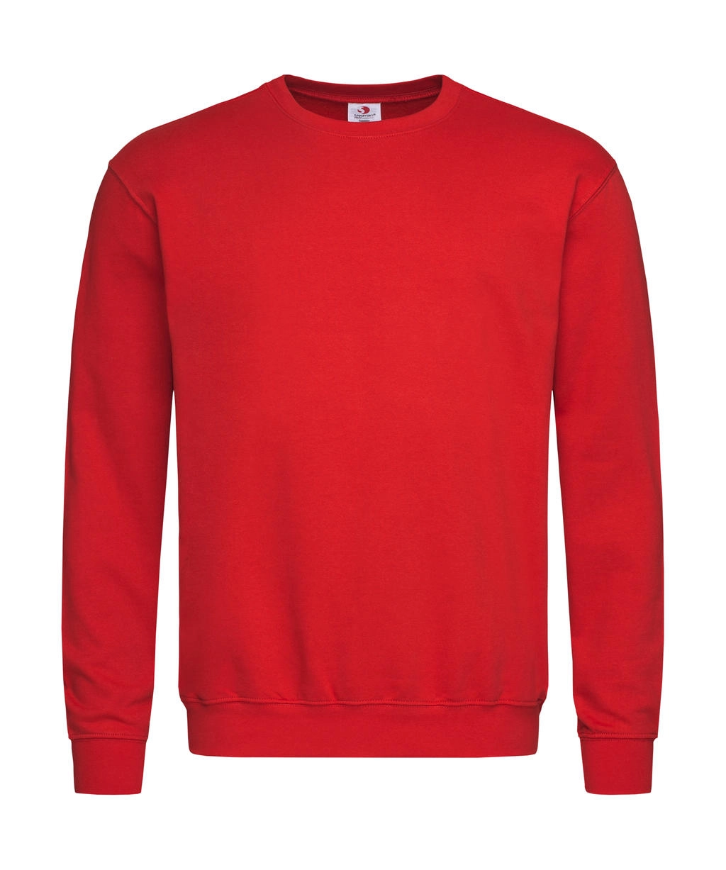 Unisex Sweatshirt Classic zum Besticken und Bedrucken in der Farbe Scarlet Red mit Ihren Logo, Schriftzug oder Motiv.