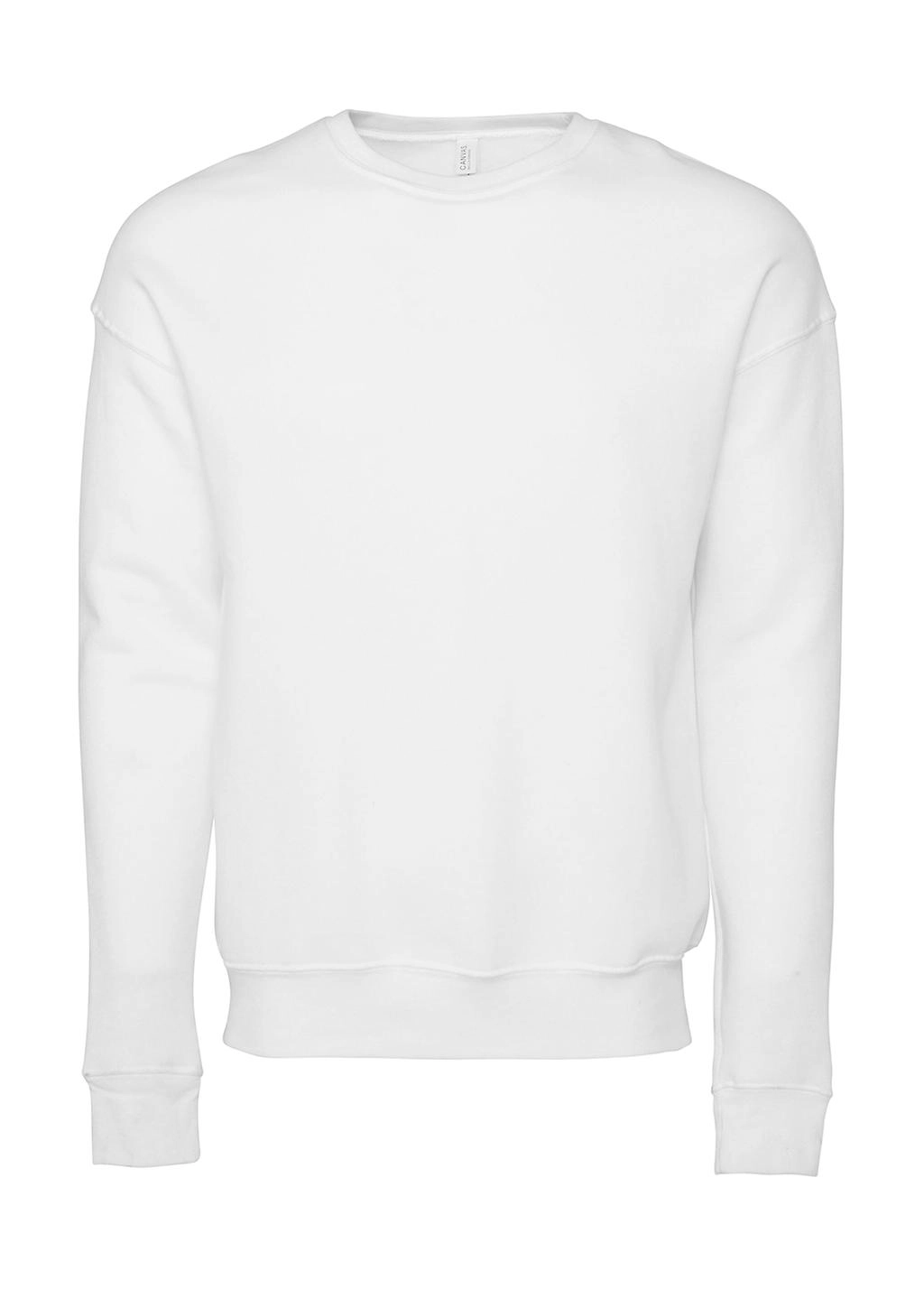 Unisex Drop Shoulder Fleece zum Besticken und Bedrucken in der Farbe DTG White mit Ihren Logo, Schriftzug oder Motiv.