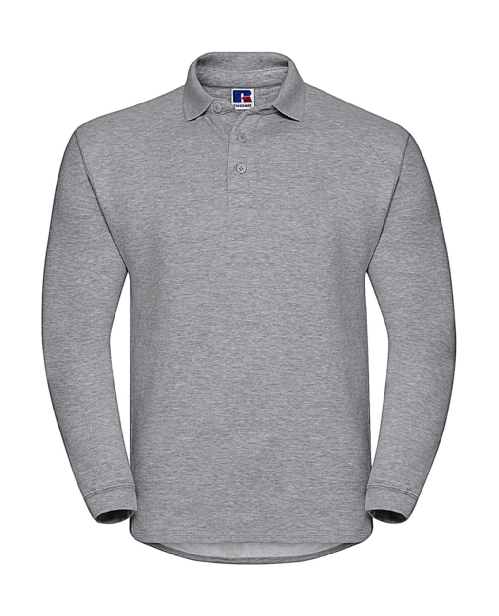 Heavy Duty Collar Sweatshirt zum Besticken und Bedrucken in der Farbe Light Oxford mit Ihren Logo, Schriftzug oder Motiv.